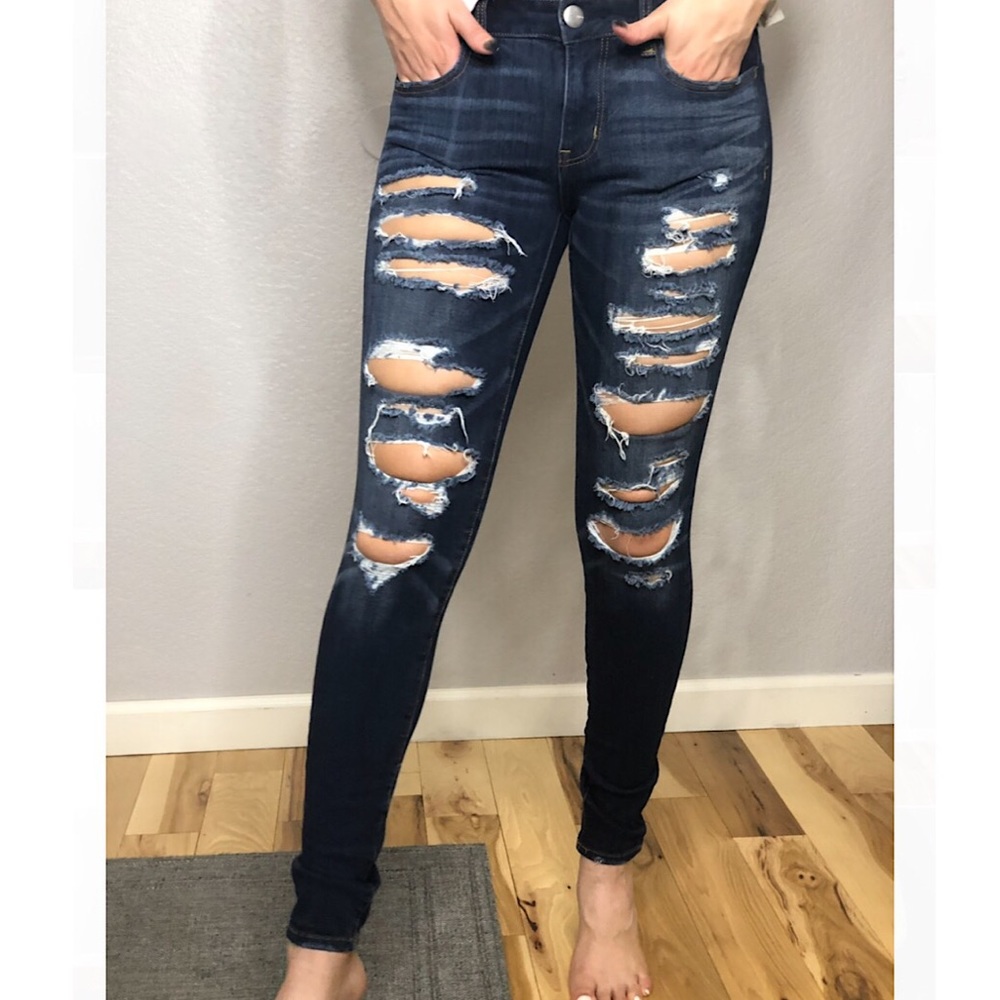 Dark blue American eagle jeans